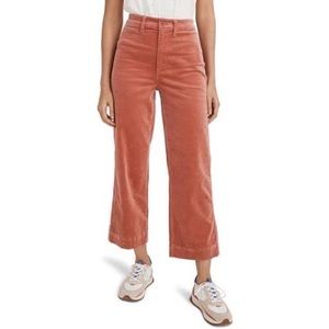 Madewell Corduroy Slim Emmett Wide-Leg Crop Pant